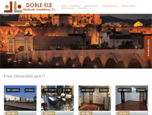 Tablet Screenshot of doblele.com